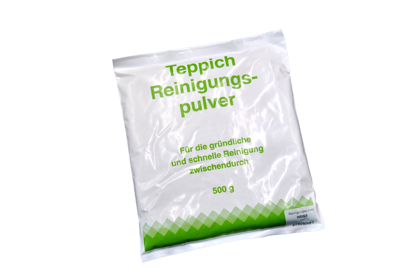 0,5KG bis 20 m² Teppich Reinigungspulver Teppichpulver MIT Zitrusduft, 1 Beutel