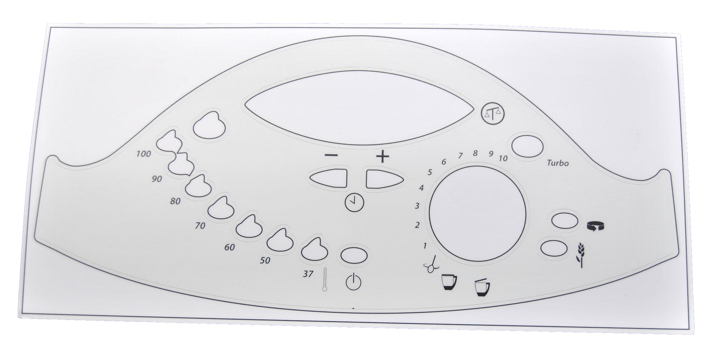 Sticker Aufkleber Frontblende Bedienfeld geeignet für Thermomix TM 31 TM31